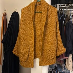 Burnt orange cardigan